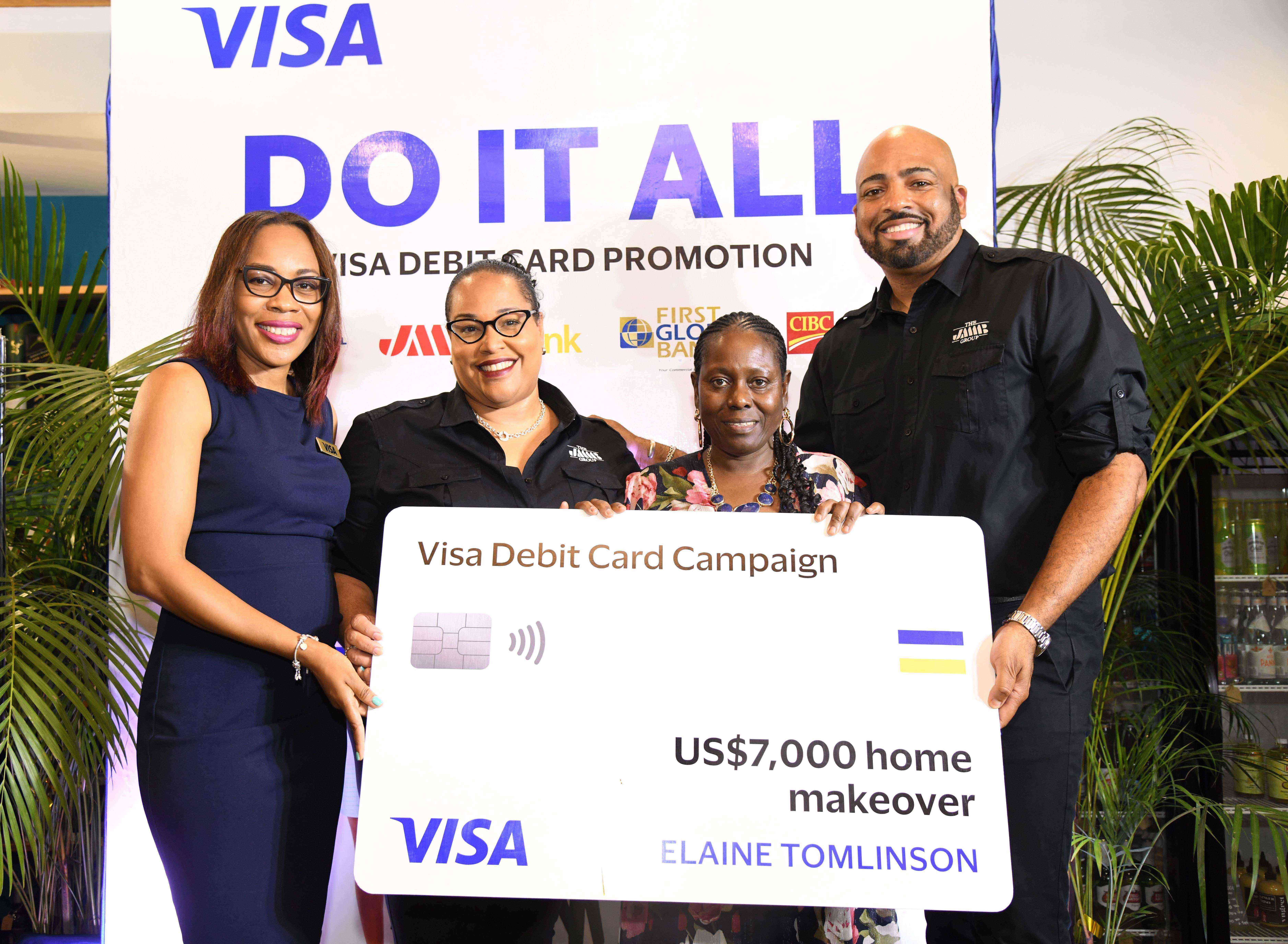 JMMB Bank client wins Visa promotion
